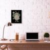 Stupell Industries Yellow Flowers On Black Drawing, Design by The Saturday Evening Post Wall Art, 16 x 20, Grey Framed view 4