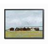 Stupell Industries Lakeside Town Landscape Drawing, Design by Karen Dreyfus Wall Art, 16 x 20, Black Framed view 1