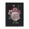 Stupell Industries Pink Flowers Drawing, Design by The Saturday Evening Post Wall Art, 16 x 20, Black Framed view 1