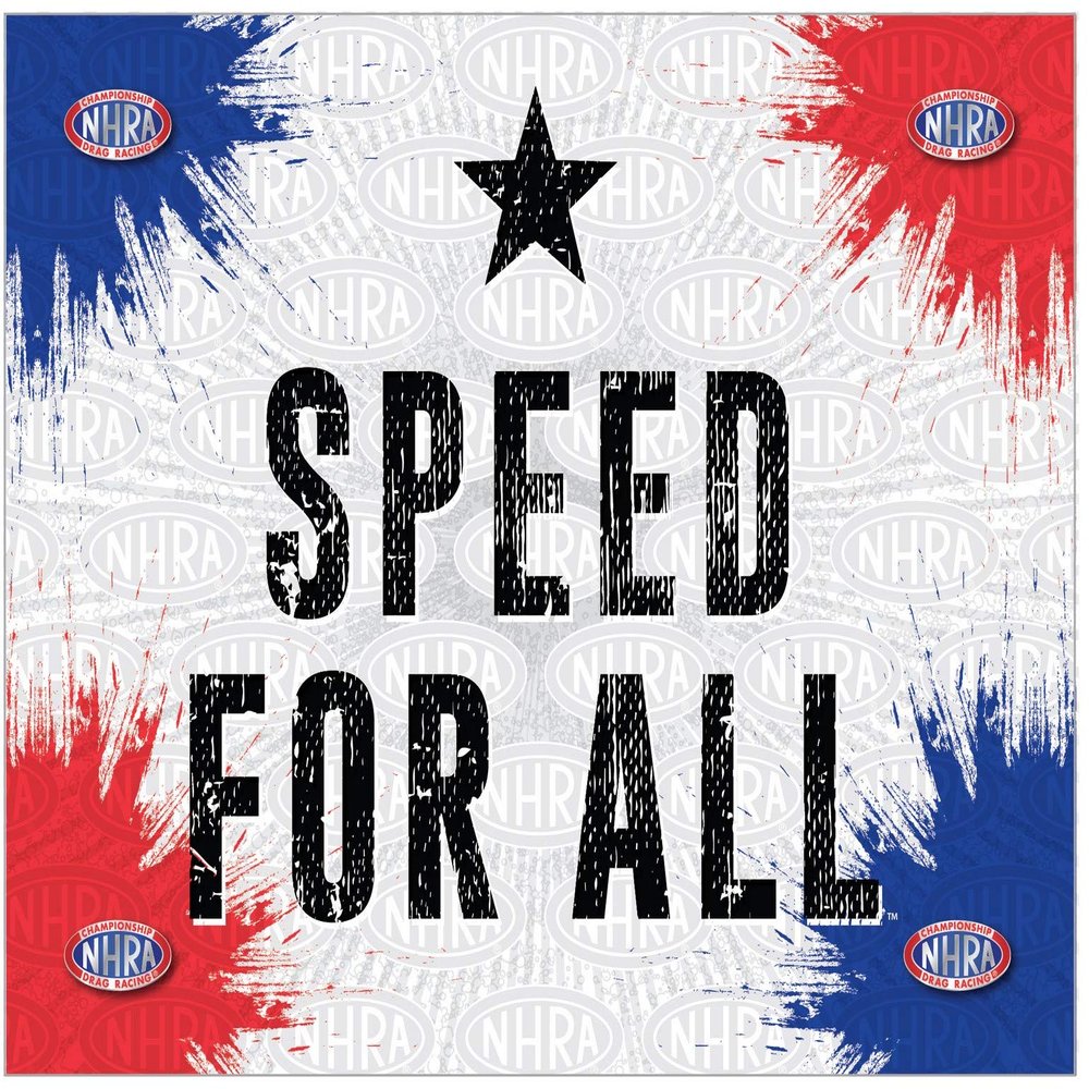 Holland Bar Stool Co. NHRA Speed for All 15" x 20" Officially Licensed Logo Canvas by The