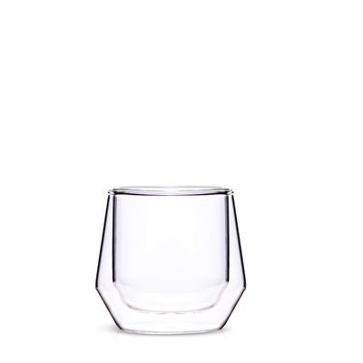 Hearth Double Walled Glass Espresso Cups I 2, 2.5oz Clear Insulated Shot Glasses I Perfect For Single Shots | Uniquely Designed In The USA by Espresso Parts Ltd.