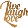 Badger Steel USA - Live Laugh Love - Metal Wall Art - 18" X 18" - Hammered Copper view 3