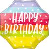 Anagram 22" Bright and Bold Birthday Super Shape view 1