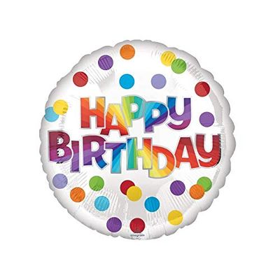Anagram 18" Happy Birthday DOTS of Color HX