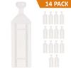 DMSE Wholesale Natural Nylon Sew in Tailslides Tail Slides Curtain Carriers Glides Sliders Slide, Rollers Tracks (14 Pack) view 2