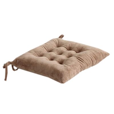 Seat Cushions Soft Square Chair Pads Dining Chair Buttocks Cushion Office Chair Cushion Tatami (Light Brown, 4242CM)