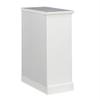 Teamson Home St. James Freestanding Floor Cabinet Bathroom Living Room Storage Organizer with 2 Doors 2 Adjustable Inner Shelves, White view 4