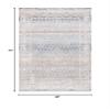 Martha Stewart x SAFAVIEH Area Rug Collection - 4' x 6', Cream & Grey, Non-Shedding & Easy Cleaning, Ideal for Living Room, Foyer, Bedroom, Accent Space (MSR646G) view 2