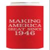 80th Birthday Supplies Making America Great Since 1946 96-Pack Ultra Slim Can Drink Sleeves view 4