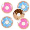 Pandecor 50 Pcs Donut 7 Inch Disposable Paper Dessert Plates for Donut Birthday Party Decoration (donut) view 1