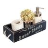 MAINEVENT Hello Sweet Cheeks Bathroom Decor Box, One Box with Design on 2 Sides Farmhouse Bathroom Decor Toilet Organizer view 1