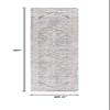 Martha Stewart x SAFAVIEH Area Rug Collection - 2'2" x 8' Runner, Cream & Blue, Non-Shedding & Easy Cleaning, Ideal for Living Room, Bedroom, Foyer, Hallway (MSR684M) view 2