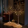 Hairui Pre Lit Birch Tree 2 Pack 4FT 72 Warm White LED White Christmas Tree for Indoor Outdoor Home Christmas Spring Easter Holiday Decoration Indoor Outdoor view 4