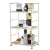 kaileyouxiangongsi Plastic/Metal Freestanding Stackable Organizer Shelf,Bathroom Countertop Storage Shelf Cosmetic Organizer Holder Kitchen Spice Rack,3-Tier Standing Rack (Rose Gold) view 3