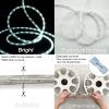 SURNIE LED Rope Lights Outdoor Waterproof: 150FT LED Rope Lighting Dimmable - 110V 6500K Daylight White String Light Tube Cuttable Connectable for Garden Patio Party Indoor Decoration, Not Flat Strip view 3