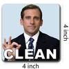 Michael Scott Prison Mike Funny Dishwasher Magnet Clean Dirty Sign Sticker view 2