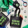 BLUE PANDA VR Party Favor Bags - 6.5" x 7" x 2" Black & Green Pack of 24 - Laser Tag Gift Bags for Boys - Sleepover Favor Sacks view 2