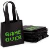 BLUE PANDA VR Party Favor Bags - 6.5" x 7" x 2" Black & Green Pack of 24 - Laser Tag Gift Bags for Boys - Sleepover Favor Sacks view 3