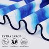 2 Packs Oversized Beach Towel Set Extra Large Big XL Pool Camping Swim Clearance Towels 36x72 Soft Blanket Cruise Essentials Accessories Must Haves Vacation Necessities Adult Gifts Stripe Boho Blue view 2