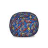 Ambesonne Race Car Storage Toy Bag Chair, Cartoon Style Interpretation of Checkered Flags and Automobile, Stuffed Animal Organizer Washable Bag, Large Size, Cobalt Blue view 1