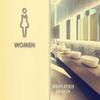 ZHONGJIUYUAN 1pair (Gold) Toilet Sign Men and Women Wc Sign for Bathroom Door Sign Gold Acrylic Wall Letters Wall Signage Indicator view 3