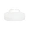 125ea - 1-3/4 X 2-1/2 Clear Closure Oval Cap view 1