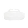 125ea - 1-3/4 X 2-1/2 Clear Closure Oval Cap view 2