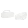 125ea - 1-3/4 X 2-1/2 Clear Closure Oval Cap view 3