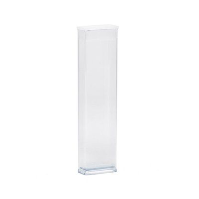 105ea - 7/16 X 1 X 4 0.015 Clear RecTurquoisele Container