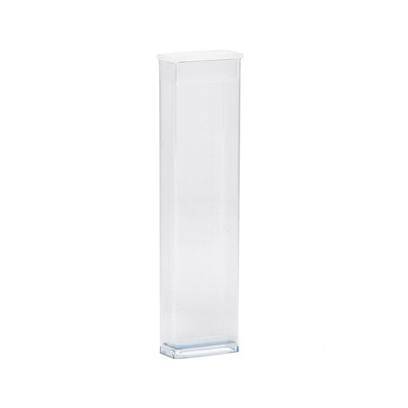 105ea - 7/16 X 1 X 4 0.015 Clear RecTurquoisele Container