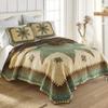 Donna Sharp Contemporary Polyester Quilt Set - Sea Breeze Star - 3-Piece Queen Size Quilt Set, Includes Quilt, and Two Standard Pillow Shams Perfect for Coastal and Souhtwest Decor view 3