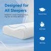 AM AEROMAX 26" Queen Size Contour Memory Foam Pillow, Cervical Pillow for Neck Pain Relief, Neck Orthopedic Sleeping Pillows for Side, Back and Stomach Sleepers view 4
