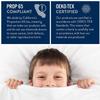 All-Season Down Pinch Pleated Comforter 100% Egyptian Cotton 1000-TC Corner Tebs Wrinkle & Fade Resistant Box Pintuck Comforter Set 90"X90" Queen Size Teal Solid view 4
