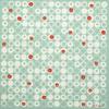 50cm Furoshiki Japanese Cotton Fabric Wrapping Cloth Kotoima Colorful Flower Gift Wrap Reusable Bento Bag Handmade (Green Snow) view 1