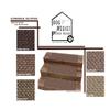 KOECKRITZ 9"x27" Dog Assist Carpet Stair Tread Set of 13 | Economical Solutions Simplistic Woven Loop/Berber People & Pet Friendly (Acorn Roast) view 2