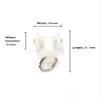 FAPBADRI Runners/Sliders for M Track/Curtain Channel, Colour - White, 50 Pieces, Standard Size view 2