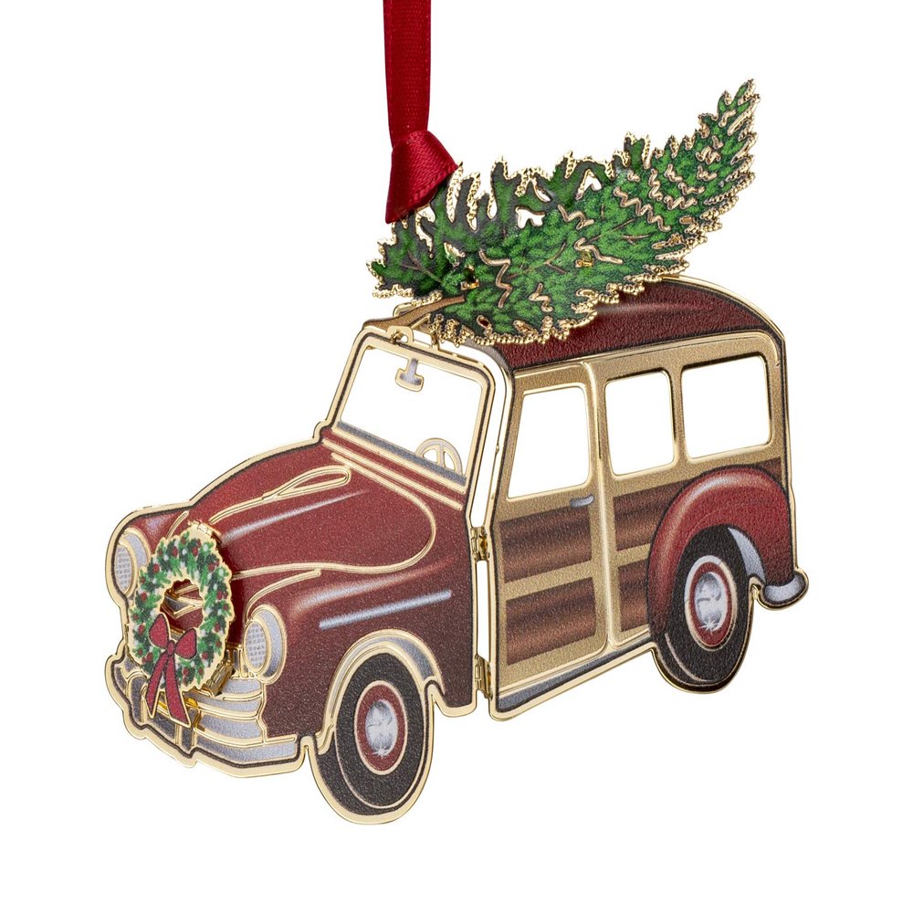 Beacon Design Woodie Station Wagon Ornament