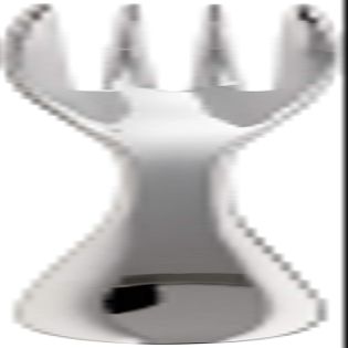 Alessi WA10/2 Table Fork, Stainless Steel, stainlesssteel