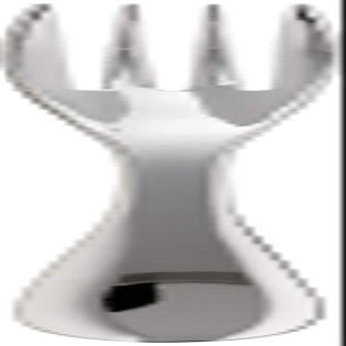 Alessi WA10/2 Table Fork, Stainless Steel, stainlesssteel