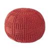 nuLOOM Berlin Casual Knitted Filled Ottoman Pouf view 2
