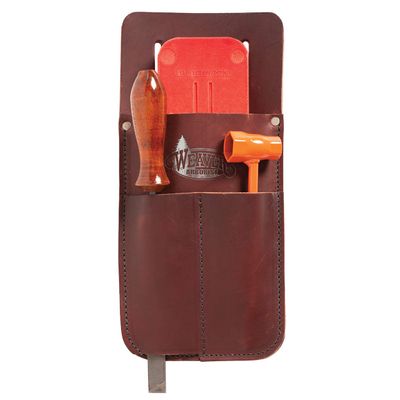 WEAVER ARBORIST Burgundy Leather Lifting Tong Holder, Model Number: 08502-06