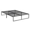 WEEKENDER Modern Bed FrameMatte Black SteelExtra Storage Space2500 Pound Weight Capacity5 Year Warranty Platform, Twin view 2