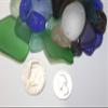 Southern Metal 8 pounds of Large Chunky Satin Smooth Sea Glass Vase Fillers Sizes of 1/2 inch to 2 1/2 inches and up, Quality Inspected, Machine Tumbled, Chunky L view 4
