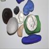 Southern Metal 7 pounds of Satin Smooth Sea Glass Vase Fillers Sizes of 1/2 inch to 2 1/2 inches and up, Quality Inspected, Machine Tumbled, Chunky L view 2