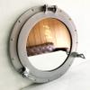 11.5" Mirror Porthole Silver Powder Coated Finish Wall Hanging Nautical Home Decorative view 1