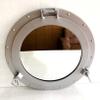 11.5" Mirror Porthole Silver Powder Coated Finish Wall Hanging Nautical Home Decorative view 3