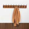 WEBI Coat Rack Wall Mount,10 Hooks,38 9/16" Long Coat Hooks Wall Mounted Rustic,16" Hole to Hole,Wood Coat Hanger Wall,Hook Rack Hooks for Hanging Coats,Jacket,Clothes,Hats,2 Packs view 2