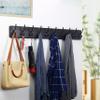 WEBI Coat Rack Wall Mount,38 9/16" Long,10 Hooks,Coat Hooks Wall Mounted Large Coat Hanger Wall Hooks for Hanging Coats,Clothes,Jacket,Hats,Entryway,Black view 4
