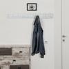 WEBI Coat Rack Wall Mount,10 Hooks,38 9/16" Long Coat Hooks Wall Mounted Large,16" Hole to Hole,Wood Coat Hanger Wall,Hooks for Hanging Coats,Jacket,Clothes,Hats,White,2 Packs view 2