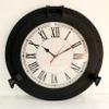 11.5" Antique Marine Black Ship Porthole Clock Nautical Wall Clock Home Decor view 1